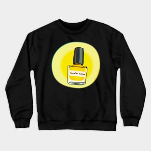 Sunshine Yellow Nail Polish Crewneck Sweatshirt